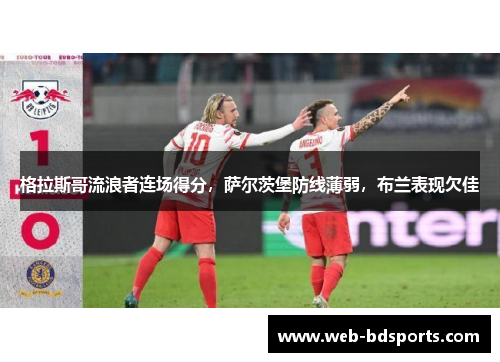 格拉斯哥流浪者连场得分，萨尔茨堡防线薄弱，布兰表现欠佳